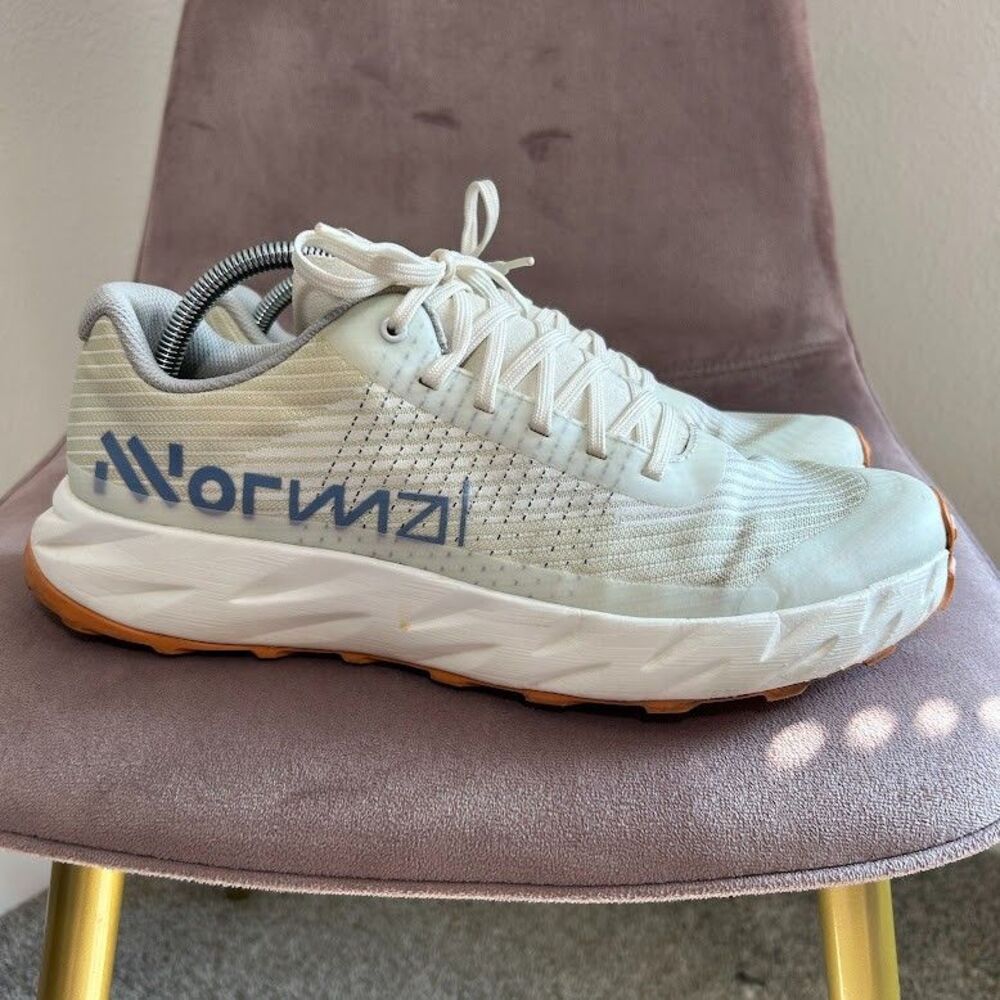 Nnormal Kjerag Trail Running Shoes Mens 10.5 White Gray Lightweight Outdoor